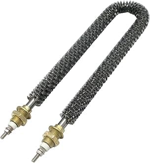 U Type M18/16 Electric Finned Tubular Heat Pipe,U-shape Fin Heating Element, U Type Tube, 220V 500W/800W/1000W/1200W (Color : 220V, Size : 500W 320L M16)