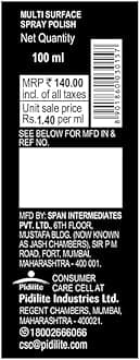 Motomax Shiner Multi surface Spray Polish 100ml, Pack of 2 |Instantly Cleans, Polishes and Shines Motorbikes, Scooters, Cars | Useful for Plastic, Metal, Tyre & Rubber Part