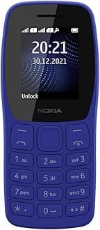 Nokia 105 Classic | Dual SIM Keypad Phone with Built-in UPI Payments, Long-Lasting Battery, Wireless FM Radio, Charger in-Box | Blue