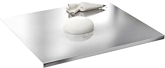 Stainless Steel Cutting Boards for Kitchen,304 Stainless Steel Chopping Boards with Lip and Non-slip silicone pad for Countertop Cutting Meats Fruits, Easy To Clean (15.7 * 27.5 * 0.06inch)