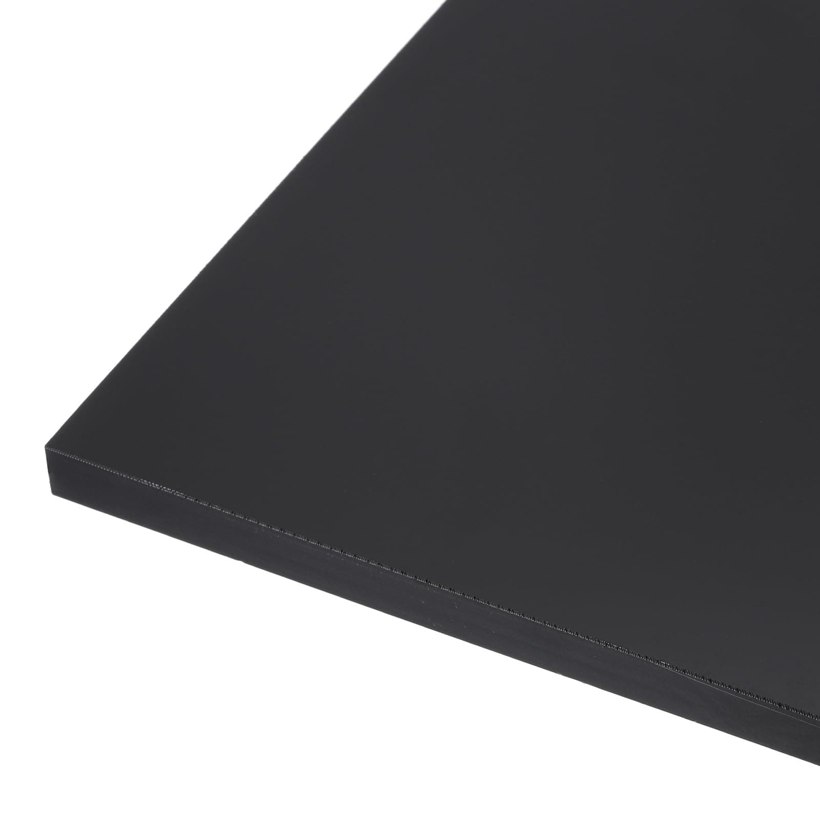 24" x 6" x 1/2" HDPE Plastic Sheet, High Density Polyethylene Sheet Cutting Board Black Solid Block, [for DIY, Home Floor]