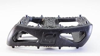 Eastern Bikes Facet Bike Pedals 9/16" - High Grip, Fiber-Reinforced Plastic & Chromoly Axle, for BMX, MTB & Kids Bikes - Multiple Colors