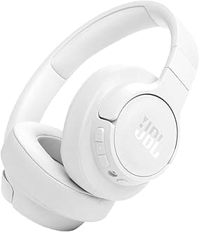 TUNE 770NC - Adaptive Noise Cancelling with Smart Ambient Wireless Over-Ear Headphones, Bluetooth 5.3, Up to 70H battery life with speed charge, Lightweight, comfortable & foldable design (White)