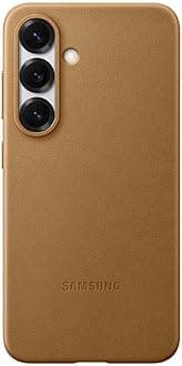 Samsung Kindsuit Case EF-VS931 for Galaxy S25, Smartphone Cover, Mobile Phone Case, Protective Case, Scratch-Resistant, Camel