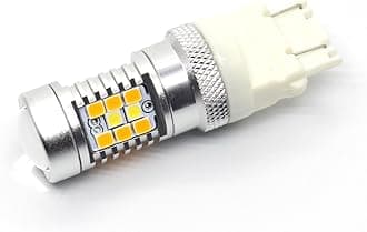 3157 Newest LED Switchback 2835 28-SMD High Power Dual Color White Amber Xtremely Super Bright LED Lights Bulbs for Turn Signal Lights 3457 4157NA