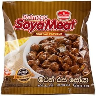 Delmege Soya Meat | Authentic Sri Lankan taste | (Mutton flavour, Pack of 10)