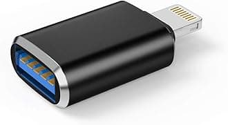 Lightning Male to USB 3.0 Female Adapter OTG Cable for iPhone 12 11 Xr X XS 8 7 Plus Max Compatible iPad Air Pro Mini Camera Card Reader Mouse Keyboard Hub Piano Converter U Disk Connection