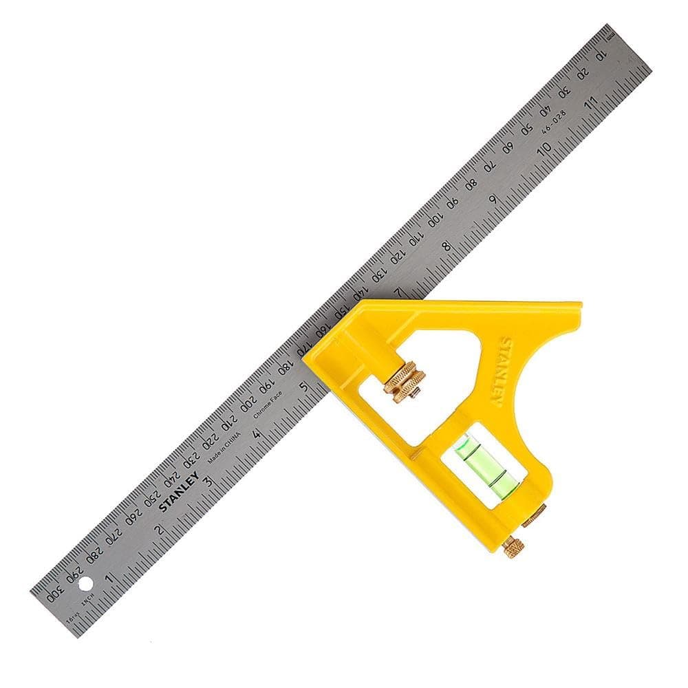 STANLEY 2-46-028 Combination Die Cast Square, 300mm/ 12''