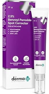 2.5% Benzoyl Peroxide Spot Corrector | With Niacinamide & Zinc PCA | For Active Acne | All Skin Type | For Men & Women | 15 g