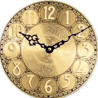 Klockit 8" Brass on Aluminum Dial