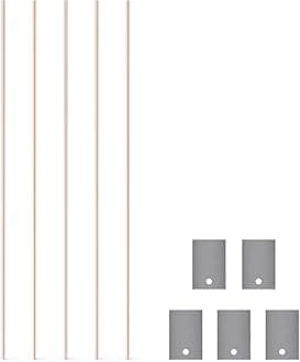 stonylab Plumbum Sheet Electrode, 10x15x1 mm, 99.99% Purit, GDMS Tested, 5 Pack for Electrochemistry