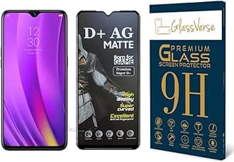 GlassVerse D+ Tempered Glass Matte Screen Protector With 18H Hardness For Realme 3 Pro Smartphone(Pack Of 1)With Free Installation Kit. Full Screen Coverage. If Received Damaged-6.3 Inch