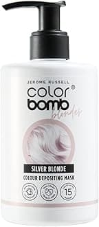 Colour Bomb Blondes – SLVER Blonde Colour Depositing Hair Mask – Nourishing, Semi-Permanent Colour & Shine Treatment – Vegan, Cruelty-Free, 300 ml