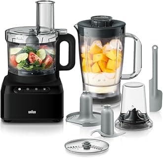 Braun Pureease Food Processor Fp 3132 Bk"Min 1 year manufacturer warranty"
