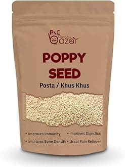 PNC Quality bazar Poppy Seed(100% Natural Poppy/Gread A)/Posto/Khus Khus (khas Khas), (100gm)