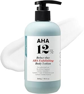 [VILLAGE 11 FACTORY] AHA EXFOLIATION BODY LOTION (1x 300g) Korean skincare - Body Lotion for Rough & Bumpy Skin + Body Acne Care - 12% Glycolic Acid - Hydrating & Smoothing Formula for Sensitive Skin