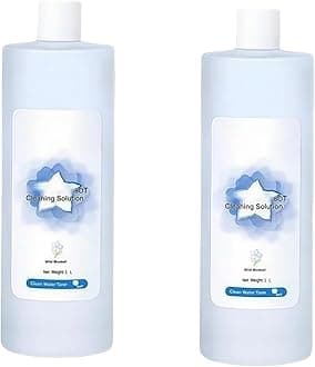 Floor Cleaning Solution, Compatible with ECOVACS Deebot Ozmo T20 N9＋T10 OMNI/T10 TURBO/X1 OMNI/X1 TURBO, 1L Floor Vacuum Cleaner Cleaning Fluid(2pcs)