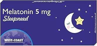WEST-COAST Sleepneed Melatonin 5mg | Formulated to Promote Peaceful Sleep | Advanced Sleep Support | Stay Asleep Longer, Easy to Take, Faster Absorption - 10 Tablets