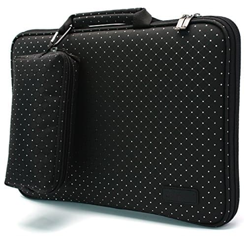 Burnoaa 13.3" Laptop Handle Case Bag Memory Foam Protection Crystal