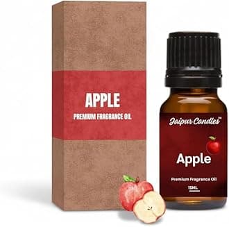 Apple Fragrance Oil | 15 ml | Aroma Oil for Home Fragrance | Best for Aromatherapy | Use in Diffusers, Candles, Air Fresheners (15ML, Apple)