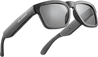 OhO Smart Glasses,Safety Glasses with Bluetooth Speaker,Indoor/Outdoor UV Protection and Voice Control,Unisex(Blue Light Lens)