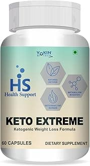 Keto Extreme Ketogenic Weight Loss Formula with Garcinia Cambogia Extract Fat Burner | Metabolism Booster (60 Capsules)