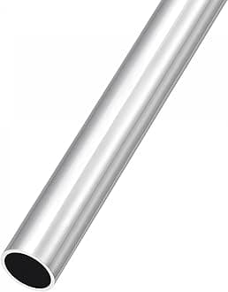 sourcing map 6063 Aluminum Tube (16mm OD x 14mm ID x 300mm L), Aluminum Round Tubing - for Home Furnishing, Machinery, DIY Handicraft