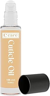 C CARE Milk and Honey Roll-On Cuticle Oil | Naturale Revitalizing Hydrating Oil For Repaired Cuticles Overnight | Remedy For Damaged Skin And Thin Nails | Paraben Cruelty Free Formula | 10ml
