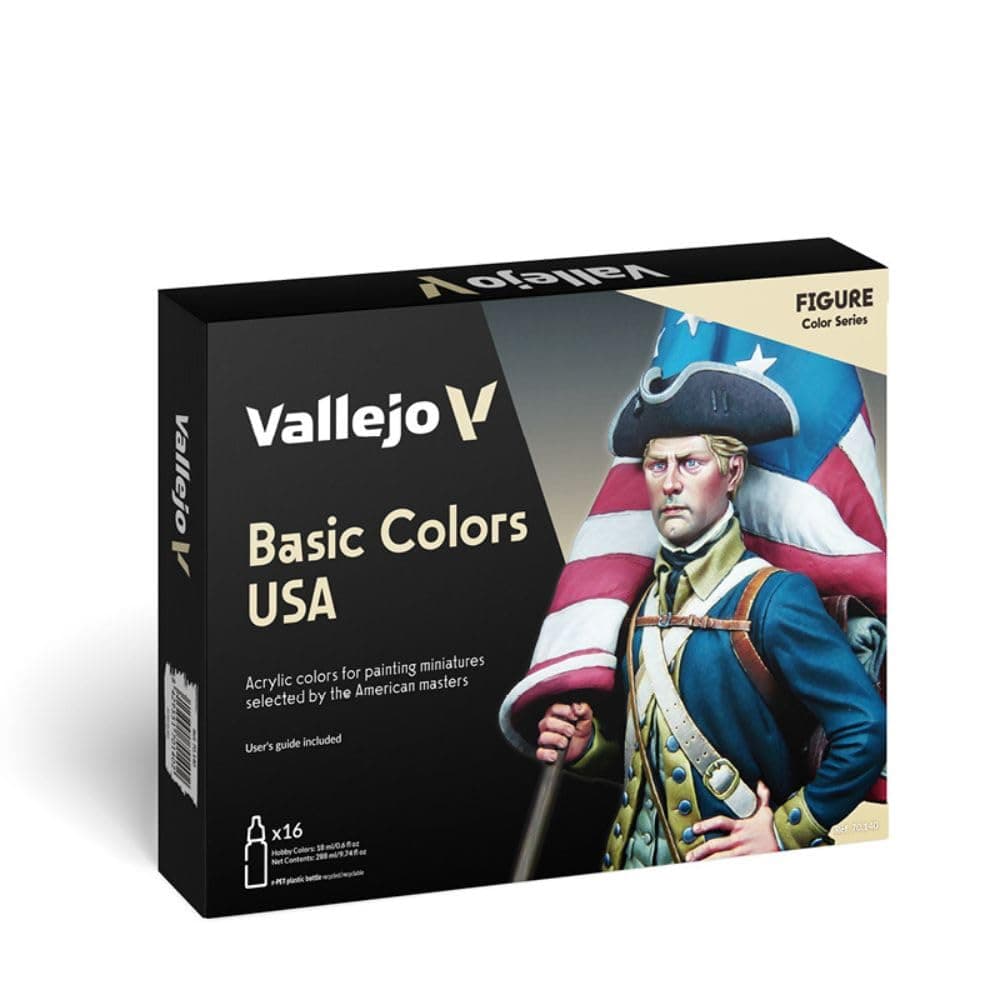 Acrylic Paint Set – USA Basic Colors