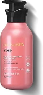 Nativa SPA Rosé Body Lotion by O Boticario, Fragranced Skin Moisturizer with Purified Quinoa Extract, 13.5 Ounce