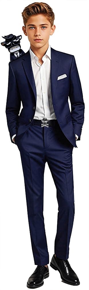 Boys' First Class Slim Fit Suits Lightweight Style. Presented by Baby Muffin