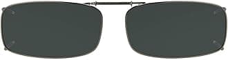 Solar Shield54R8 Full Frame Polarized Gray Lens Clip on Sungl