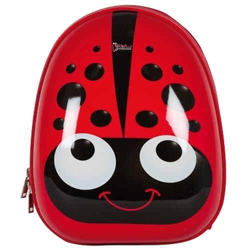 Kiddidoo Kids Hard Case Backpack, Ladybug