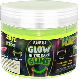 SNEKI (200gm) Glow in The Dark Slime for Kids DIY Toy Slimy Slime Gel Jelly Putty Art Toys for Boys Girls 3 to 10 Years