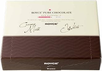 ROYCE'(ロイズ) Pure Chocolate Box 280g [Creamy Milk & White] 40 Pieces (x 1)