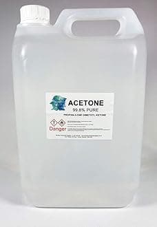 Pure Acetone Nail Polish Remover UV LED GEL Soak Off (Acetone-5Litre)
