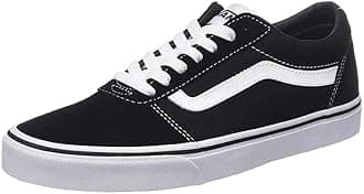 Vans Old Skool Leather, Unisex-Adults' Low-Top Trainers, Black, 4.5 UK