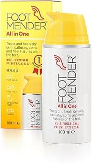 All in One | Treats and Heals Dry Feet, Hard Skin (calluses), Corns and Cracked Heels (Heel fissures) | Significant Effect After First Treatment | 100ml