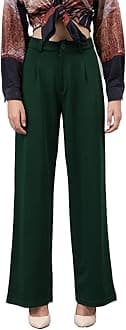 KOTTYWomen's Straight Fit Mid Rise Trouser