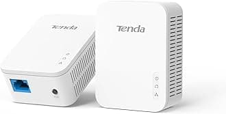 Tenda AV1000 Powerline Adapter Kit with Gigabit Ports, Powerline Extender, Plug and Play, for HD/3D/4K Video Streaming and Gaming (PH3)