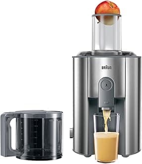 Braun Juice Extractor, Silver, 75 Mm, J 700"Min 1 year manufacturer warranty"