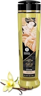 Shunga Massage Oil-E22942 Massage Oil Vanilla One Size