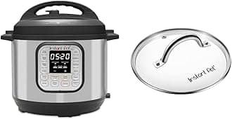 IP-DUO60 7-in-1 Multi-Functional Pressure Cooker, 6Qt/1000W with Instant Pot Tempered Glass Lid