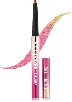 Holographic Shimmery Pencil Eyeliner – Waterproof, Smudge-Proof & Long-Lasting Creamy Formula with Multichrome Effect, Easy Glide, Shade: Meteor, 0.2 g