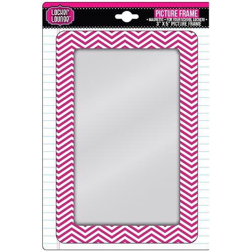 Locker Lounge Pink Chevron Picture Frame