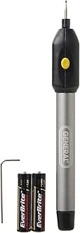 General Tools Cordless Engraving Pen for Metal - Diamond Tip Etching Tool Toys, Sporting Goods, & Glass Gifts