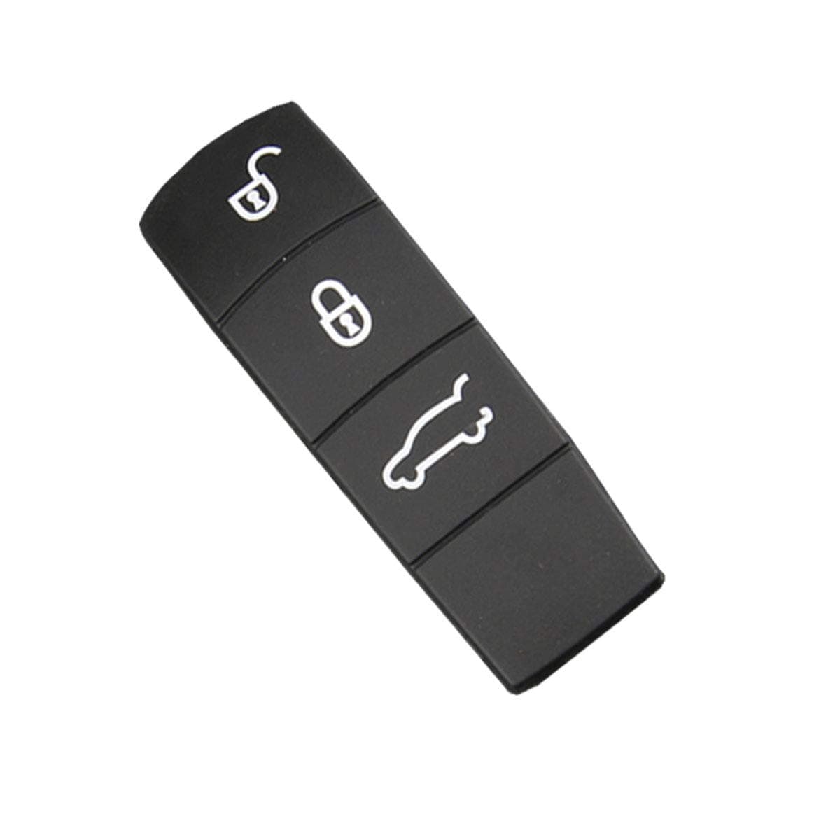 Remote Key Button Cover Compatible with Porsche, Jaronx Keyless Entry Key Fob Button Center Rubber Protectors Skin Jacket (Compatible with:Porsche Cayenne/Manca)