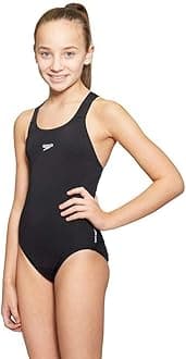 Speedo Girl's Children's Essential Endurance Plus Medalist Girl's Essential Endurance + Medalist Swimsuit (Pack of 1)