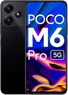 POCO M6 Pro 5G (Power Black, 4GB RAM, 128GB Storage) Without Offer