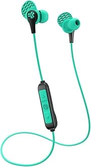 JLab JBuds Pro Bluetooth Wireless Earbuds with Titanium 10mm Drivers and Noise Isolation, Includes Custom Fit Gel Tips and Cush Fins, Teal